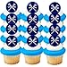 Lacrosse Easy Toppers Cupcake Decoration Picks -12pk Toppers