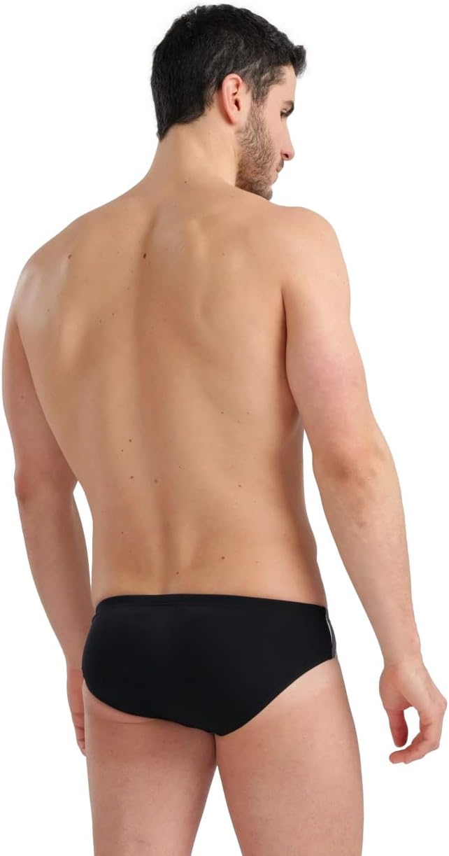 ARENA Performance Men's Marbled Swim Brief Chlorine Resistant MaxLife Swimsuit Practice Pool Training Bathing Suit - Image 2