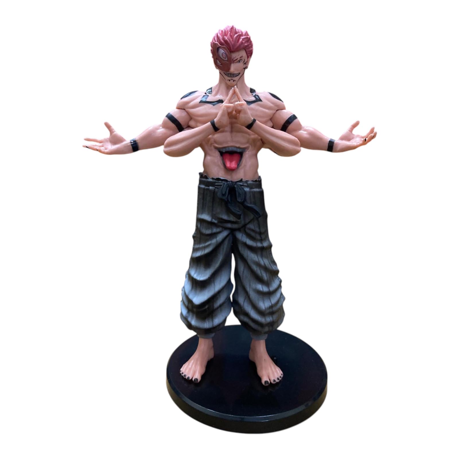 Jujutsu Kaisen Ryomen Sukuna Standing Figure Collectible 20 cm Premium PVC Anime Action Figure Statue for Fans, Kids & Teens, Desk, Home Decor & Display Shelf (Multicolour, Pack of 1)-image-20