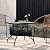 Dlewmsyic Outdoor Dining Table with Umbrella Hole, Patio Dining Table 32 inches Square Tempered Glass Metal Table Dining Bistro Table Furniture Set for Balcony, Backyard, Poolside, Sunroom, Black