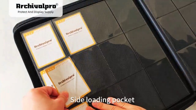 card supply binder Archivalpro 4-Pocket Trading Blue Holds 160 Cards Holo Entei Character:Tour Guide It is suitable as Special Guest: Yoji Shinkawa