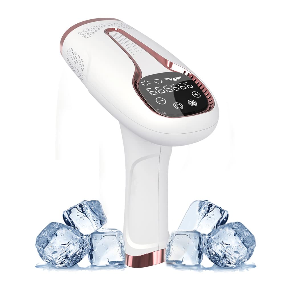 INSYOO IPL-Geräte Haarentfernung Laser Touchscreen Tragbares Pulslaser-Haarentfernungsinstrument 5 Energiestufen Epilierer für Frauen, Männer, Körper, Gesicht, Bikini, Beine Usw