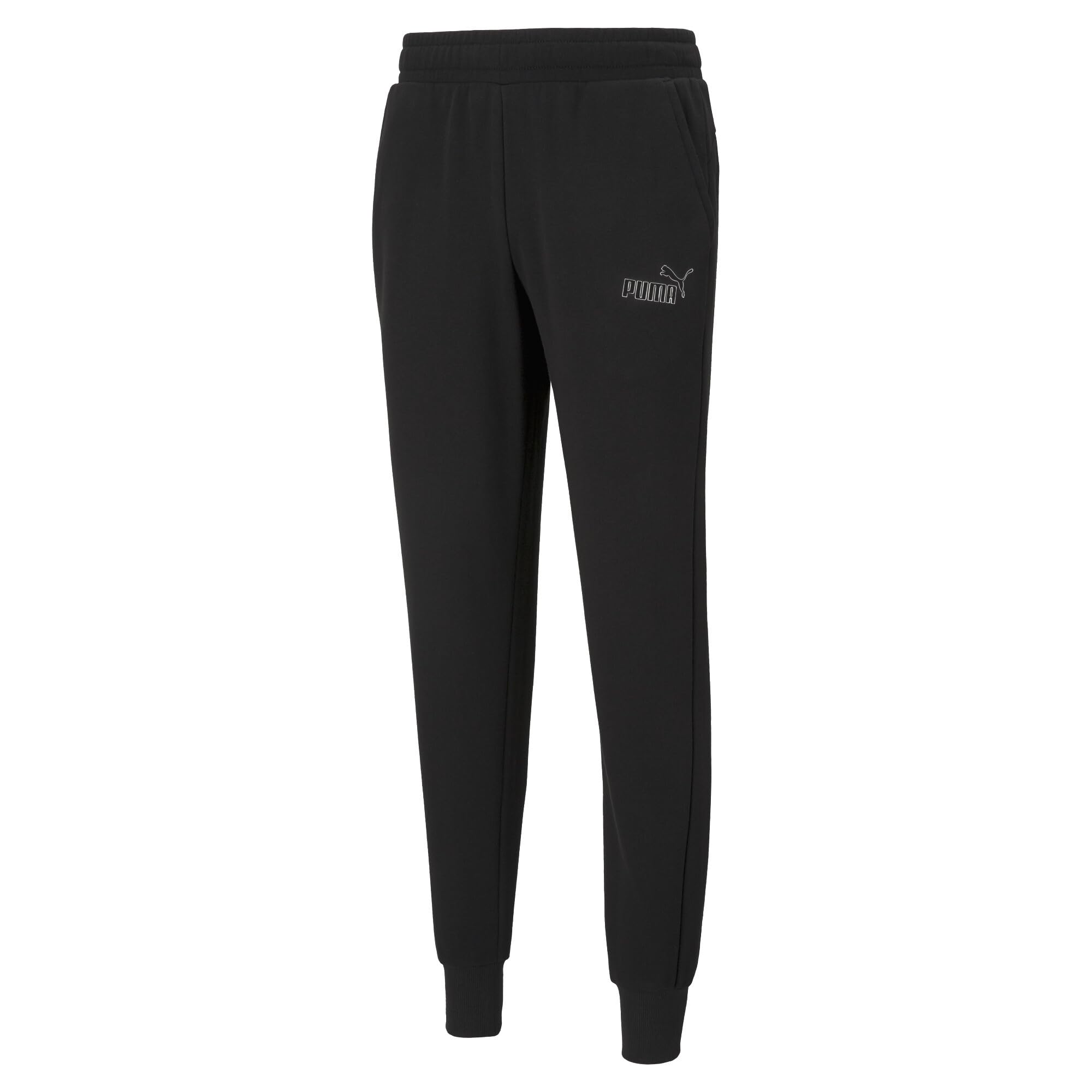Puma Ess Small Logo Sweatpants TR cl, Pantaloni Lavorati a Maglia Uomo, Puma Black,