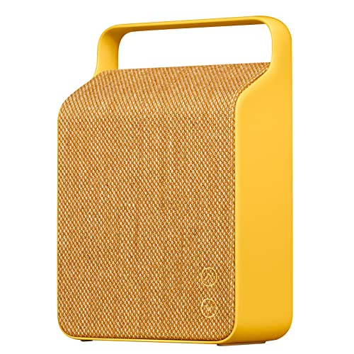 Vifa Oslo Bluetooth Speaker, Portable Wireless Speakers, Compact Rechargeable, Hi-Fi Audio, Xmas Gift, Deep Bass Speaker for Camping Travel, Outdoor Party (Sand Yellow)