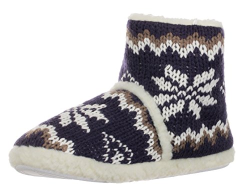 Brandsseller Herren Hausschuhe Hüttenschuh Strick gefüttert und...