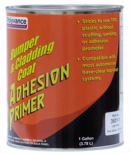 Polyvance Bumper and Cladding Coat Adhesion Primer - Light Gray, Gallon