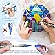 LET’S RESIN 36 Farben Marker Acrylstifte, wasserfes mit Doppelspitze (feine Spitze und Pinsel), für Steine Holz Glas Papier Leinwand Geschenkekarte DIY Fotoalben Kunststoff Stoff Becher