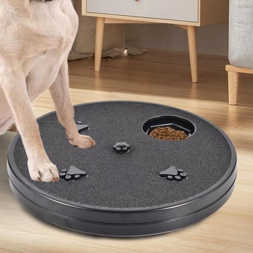 Planche à gratter pour chiens rotative avec tapis de jeu de stimulation