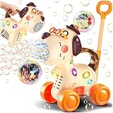 Nicmore Bubble Machine for Toddlers 1-3: Portable Dog Bubble Maker Blower Toys for 1-6 Year Old Boy Girl Kids Outdoor Toys for Easter Party Birthday