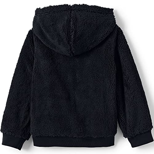 Lands' End Pattern Sherpa Lined Hoodie Spade Blue Camo Kids Large, 10 #TOP19