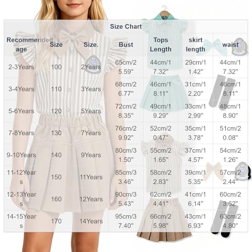Vêtements d'été pour filles : ensemble de 5 tenues scolaires - 3