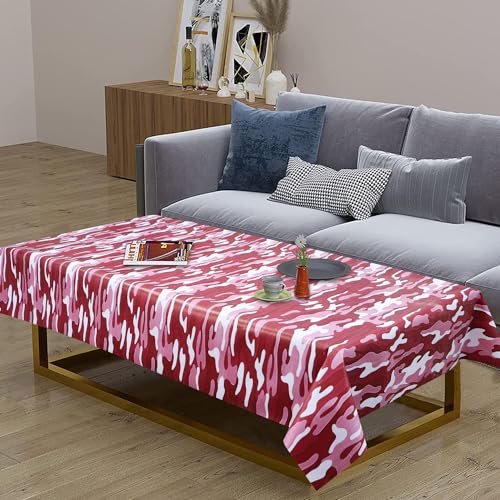 Image of Dakshya Industirs PVC Waterproof Table Cover 36x54 Inch Floral Printed Center Table Cover Washable Plastic Table Sheet Oilproof Dining Table Cover for Coffee Table Living Room Home (Home Vine)