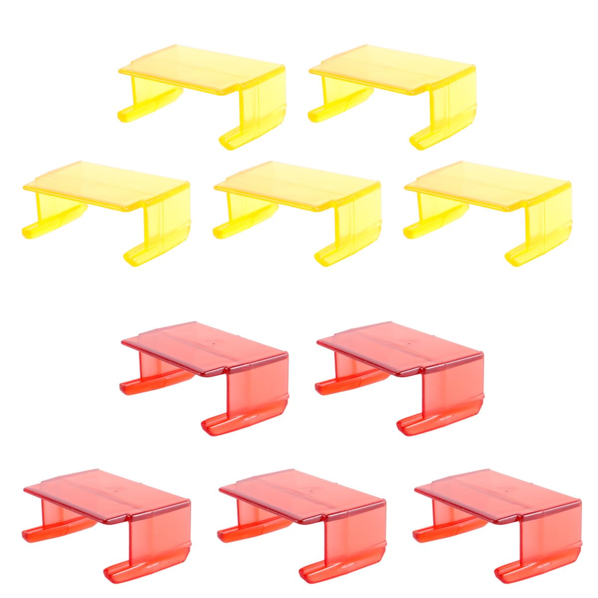 Durlo Standard Gauge Wooden Train Connectors Track Fixer Pack Of 10,4.5 x 3 x 2cm
