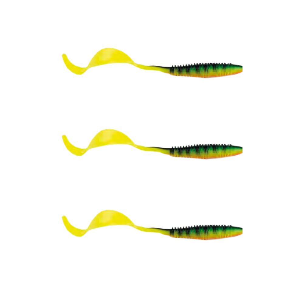 Esca Silicone Grub Coda Twister 80mm – Caistor Tackle – Per Pesca In Acqua Salata (Alluminio Argento)