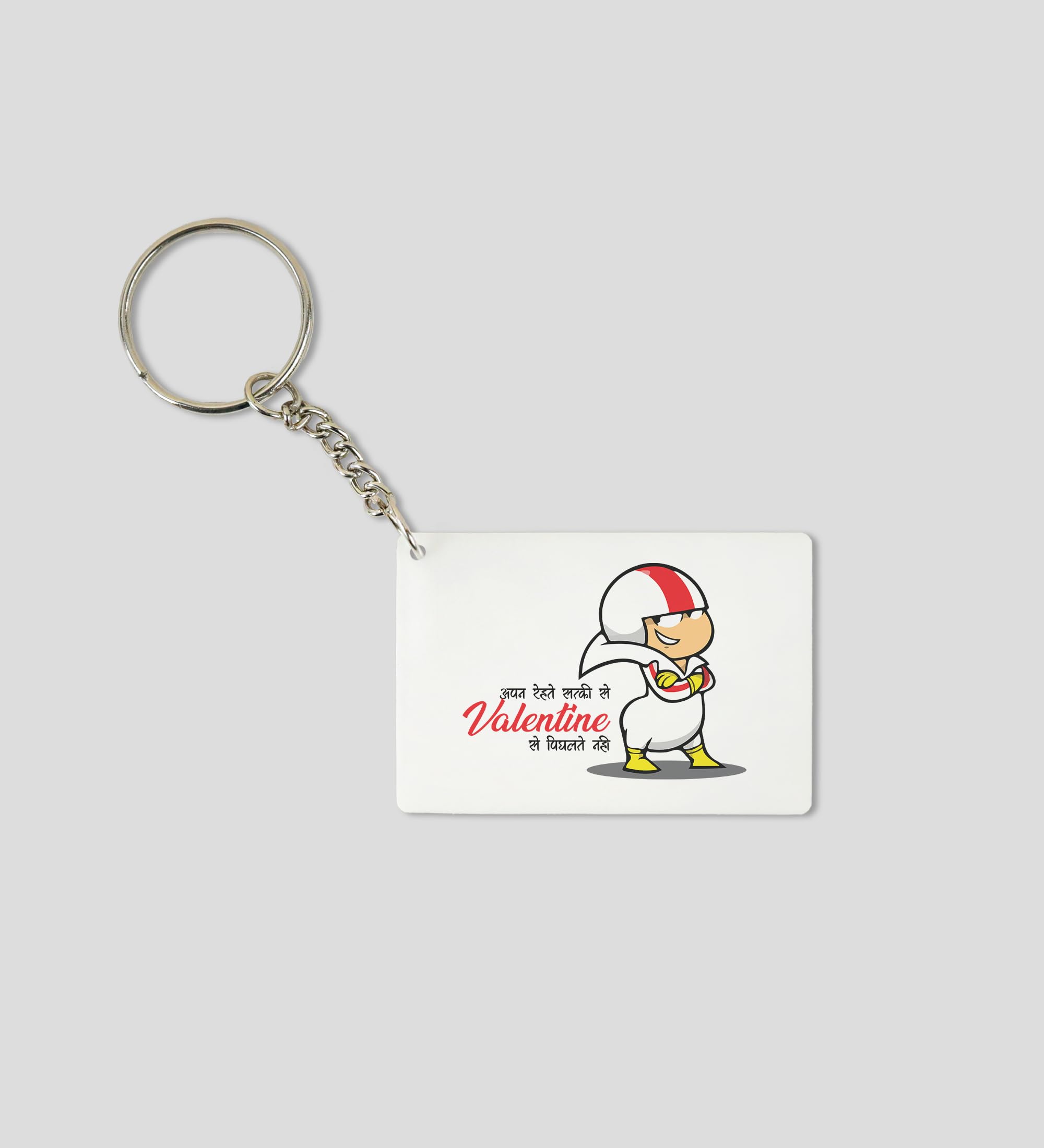 NEVI CREATION Valentine's Doesn’t Matters: Key-Chain With Holding Hook, Gift For Singles (Pack of 2)-image-31