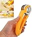 Fruit Slicer - One Squeeze 6 Perfect Slices - for Bananas, Cucumbers, Kiwi, and sausages