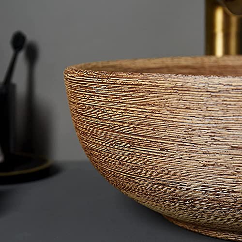 Vasque ronde à poser pour meuble-lavabo, l'atout charme d'une salle de bain moderne
