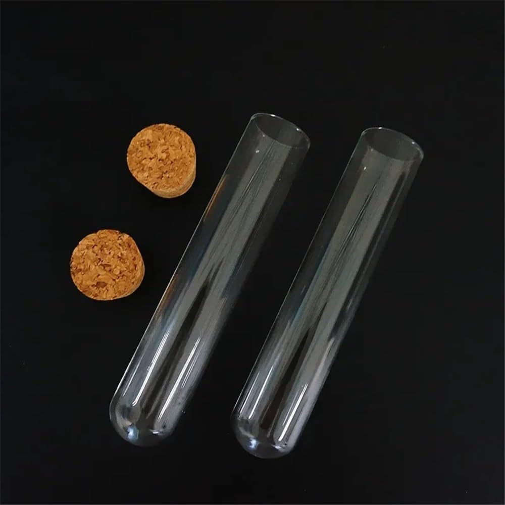 Laborausstattung und -bedarf 6 teile/los 30x150mm Rundboden Glasrohr Verdickt Transpatent Laborglas Mit Korken