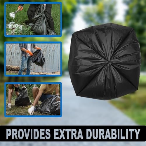 Image of Biodegradable Garbage Bags,Home Kitchen- Size 20 X 26 Inches 30 Pieces Bags Dustbin Bag /Trash Bag /With Handles- 1 Packet