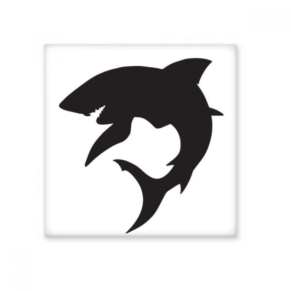 Carreaux de céramique bisque motif requin féroce pour mur de douche