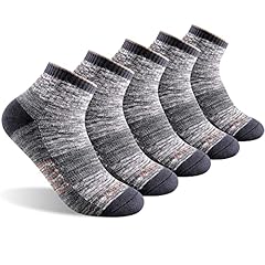 5 Pairs Dark Gray-ankle