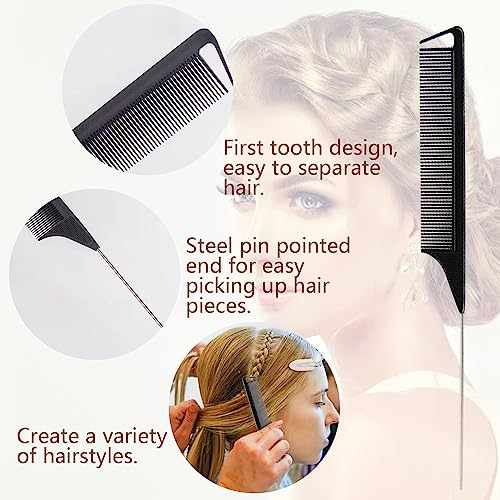 406Pcs Hair Beads Set For Braids For Girls Including 200Pcs Hair Beads For Kids Hair Braids,5Pcs Quick Beader For Hair Braids,200Pcs Elastic Rubber Bands And 1Pc Rat Tail Comb #TOP4