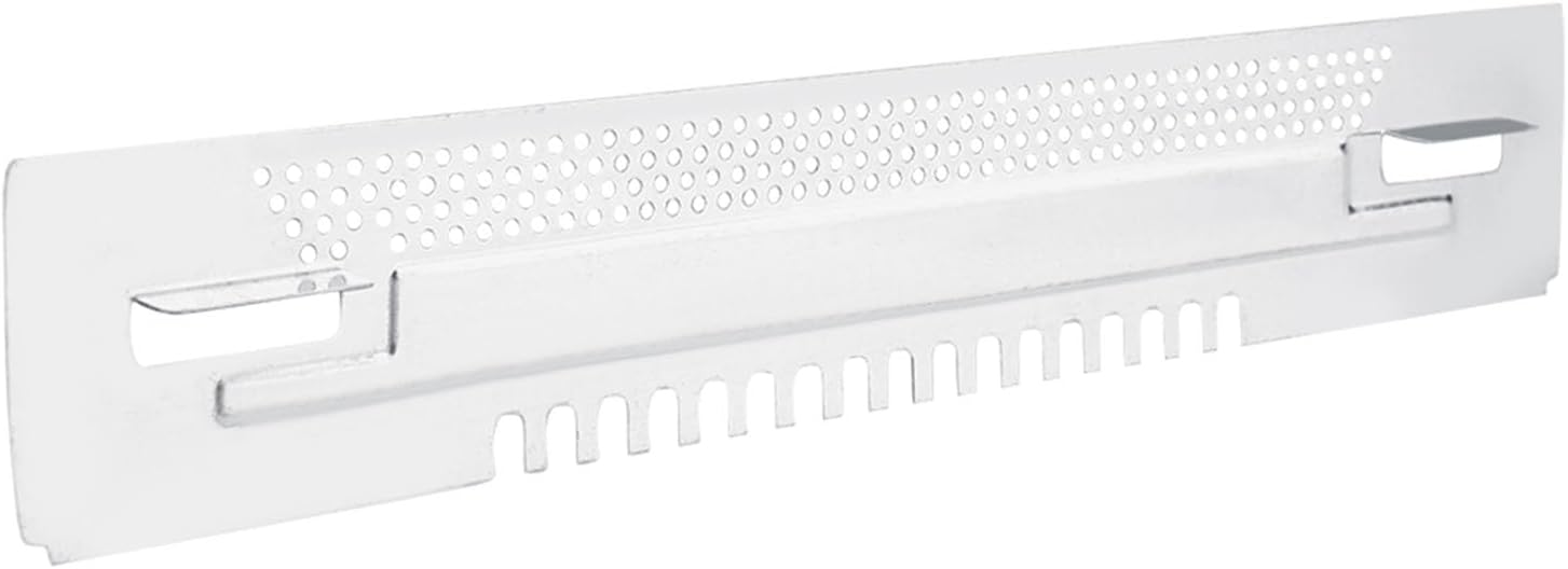 Hyuduo Beehive Sliding Gate for 10-Frame Hives Galvanized Iron Mouse Guard Entrance Reducer 15.35 x 2.55 Inch Silver Beekeeping Equipment