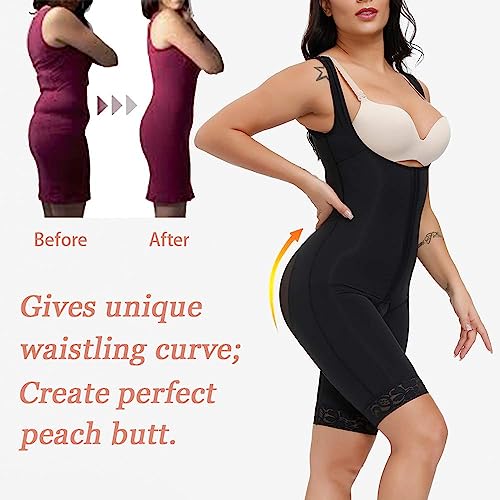 Shapewear for Women Tummy Control Fajas Colombianas Body Shaper Open Bust Bodysuit For Women Waist Trainer2