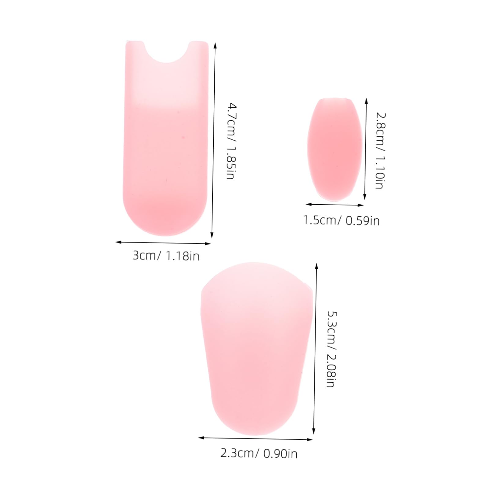 GALPADA 5pcs Sax Cushion Pad Soft Silicone Sax Anti Slip Thumb Rest for Saxophone for Practice and Pink