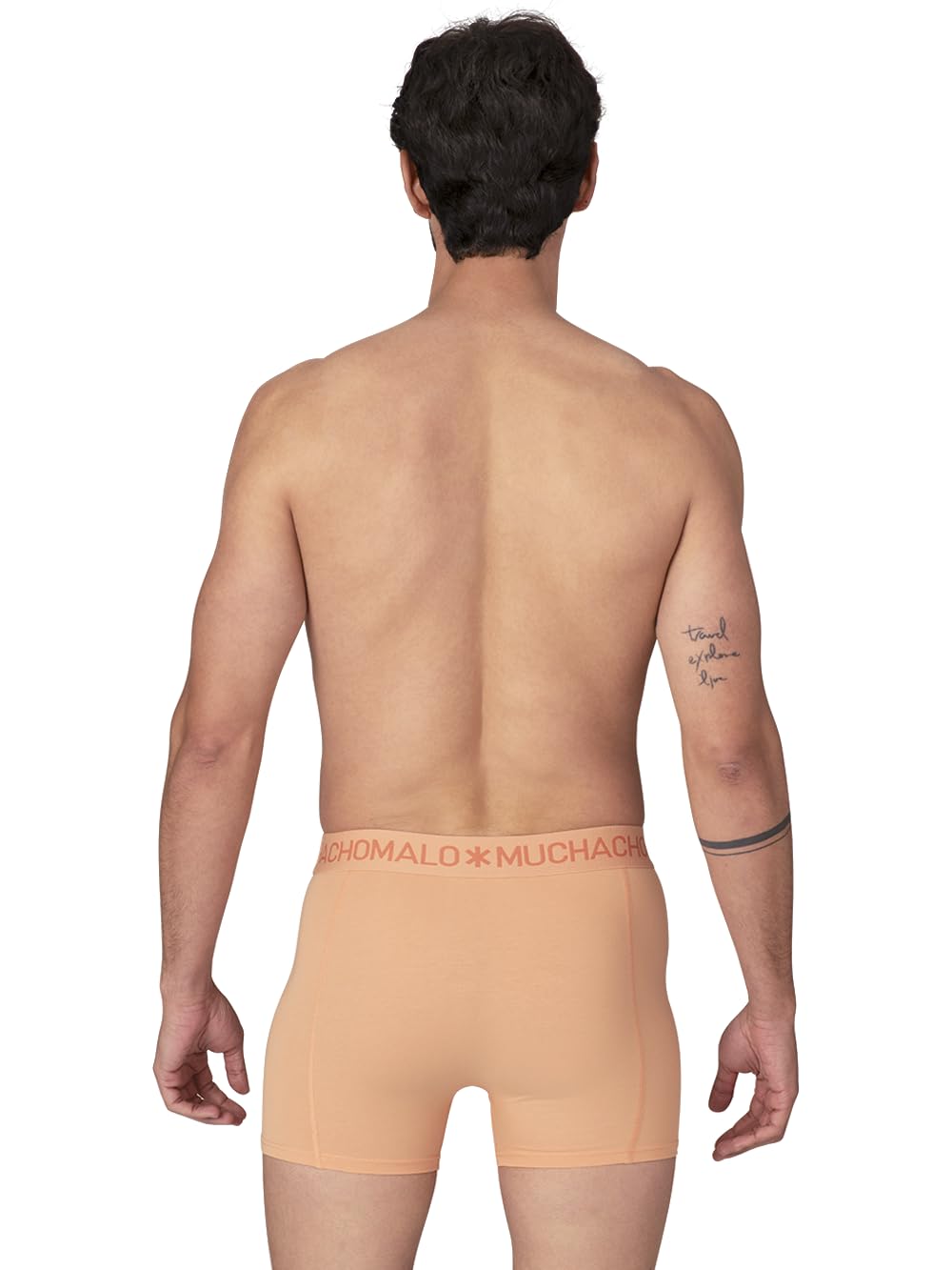 Muchachomalo Calzoncillos para Hombre, Ropa Interior Lisa de Algodón para Hombre, Pack de 10 Unidades, Bóxers Lisos de Corte Clásico con Cintura Elástica