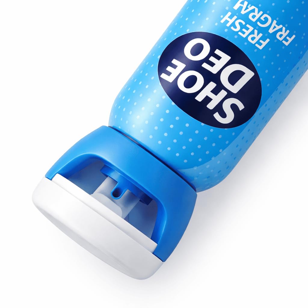 Geruchsstopper Schuhdeo mit angenehmen Duft - 4 Stück je 200ml - Schuhdeodorants Sneaker, Leder oder Textil gegen Geruch und Schweiß Schuhhygiene - Beseitigt effektiv Gerüche