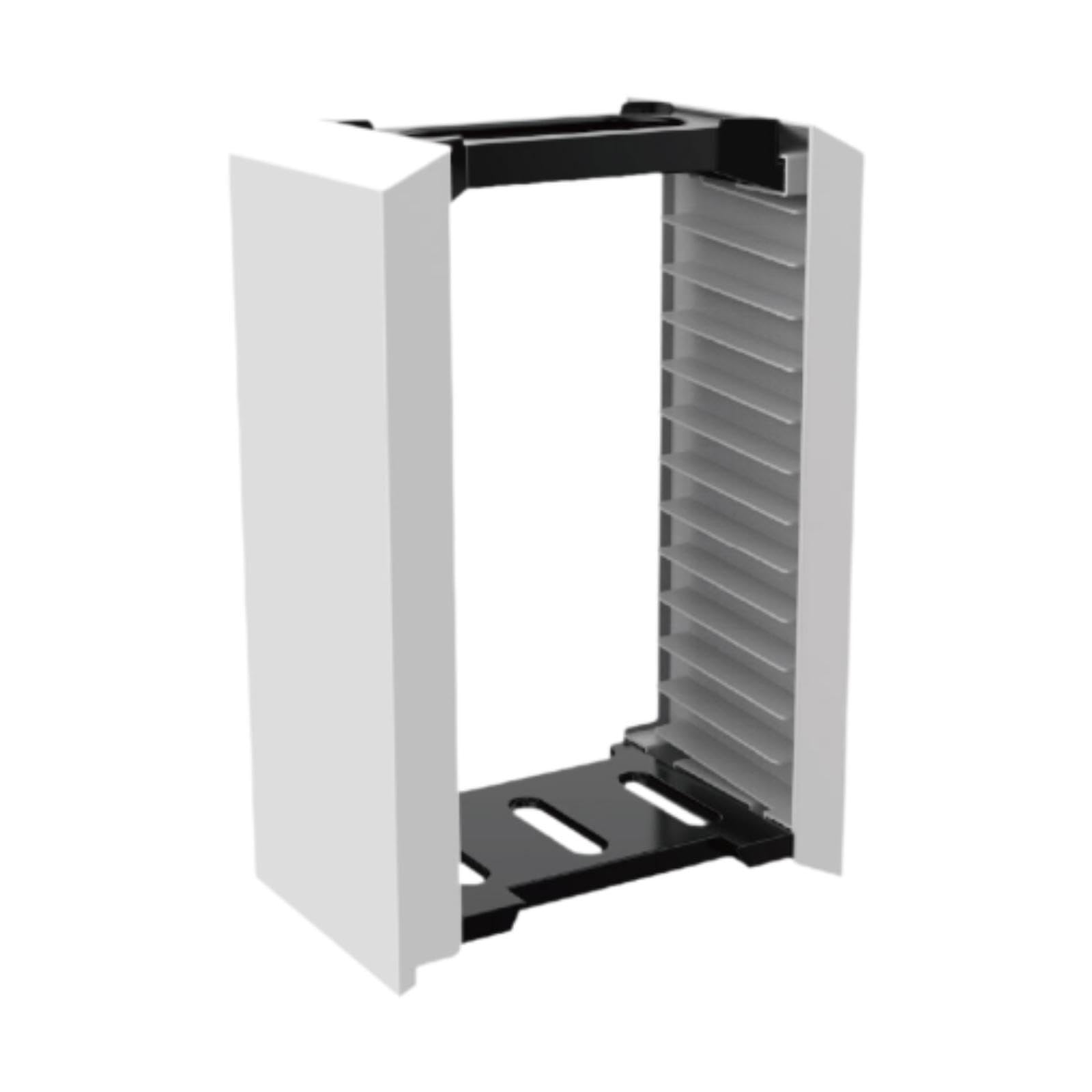 Zanthicia Game Storage Tower Game Disc Rack Space Saving Efficiently
