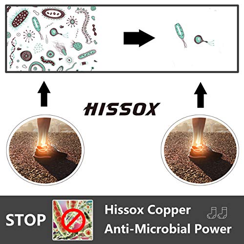 Copper Running Socks, Unisex Ankle Crew Moisture Wicking Anti Smell Sport Trekking Hiking Cushion Socks3