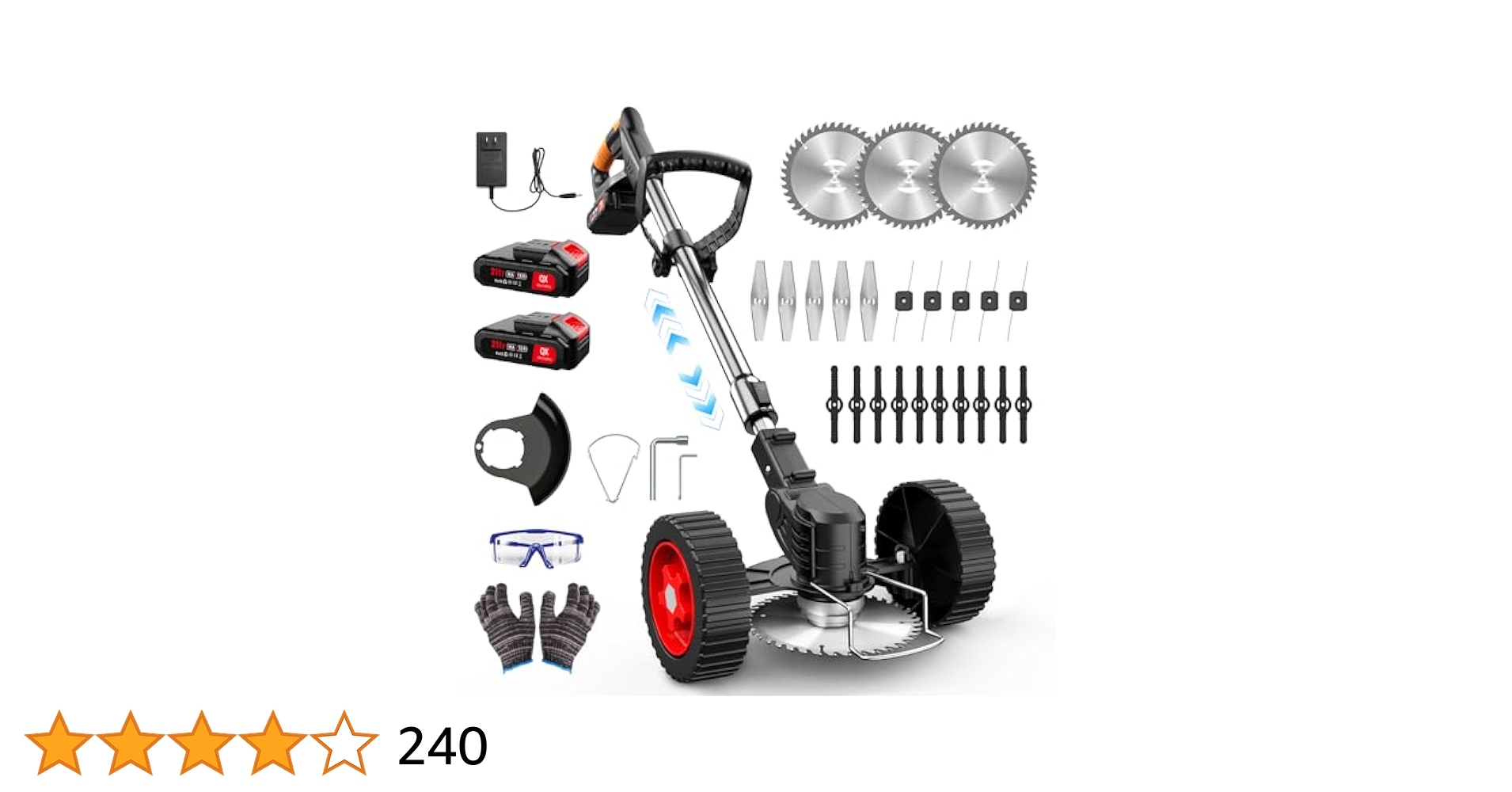 Amazon.co.jp: 草刈り機 充電式草刈り機 1880W高功率 2000mAh*2