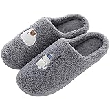 Gibobby Slippers for Women Open Toe Women's Cross Band Soft Plush Fleece House/Outdoor Slippers