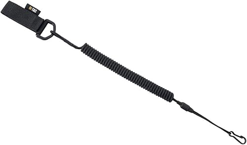 M-Tac Bobina elástica táctica del acollador de la pistola para el cinturón o MOLLE con el guardador del anillo en D