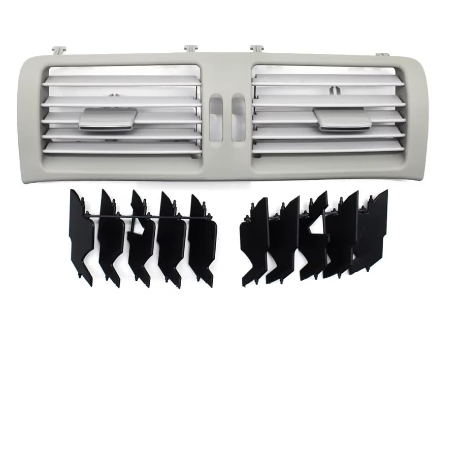Rejilla ventilación salpicadero trasero para Benz W251 R300 R320 R350 R400 R500 gris central