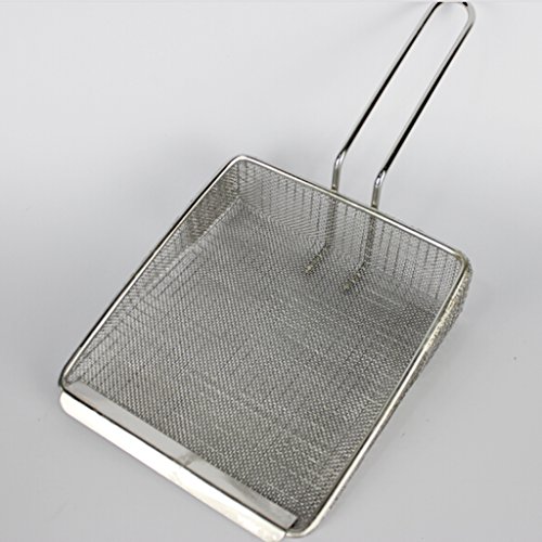 Homyl – Escova de aço inoxidável para cozinha de batata frita e utensílios de cozinha de malha gross