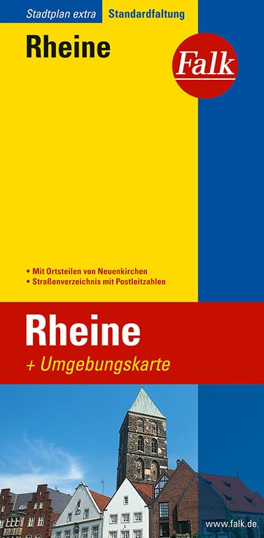 Falk Stadtplan Extra Standardfaltung Rheine