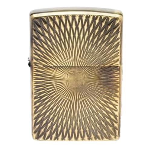 Encendedor Zippo de aceite con diseño clásico y doble cara