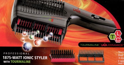 Lava Tech 1875 Watt Infrared Heat Styler with 3 attachments