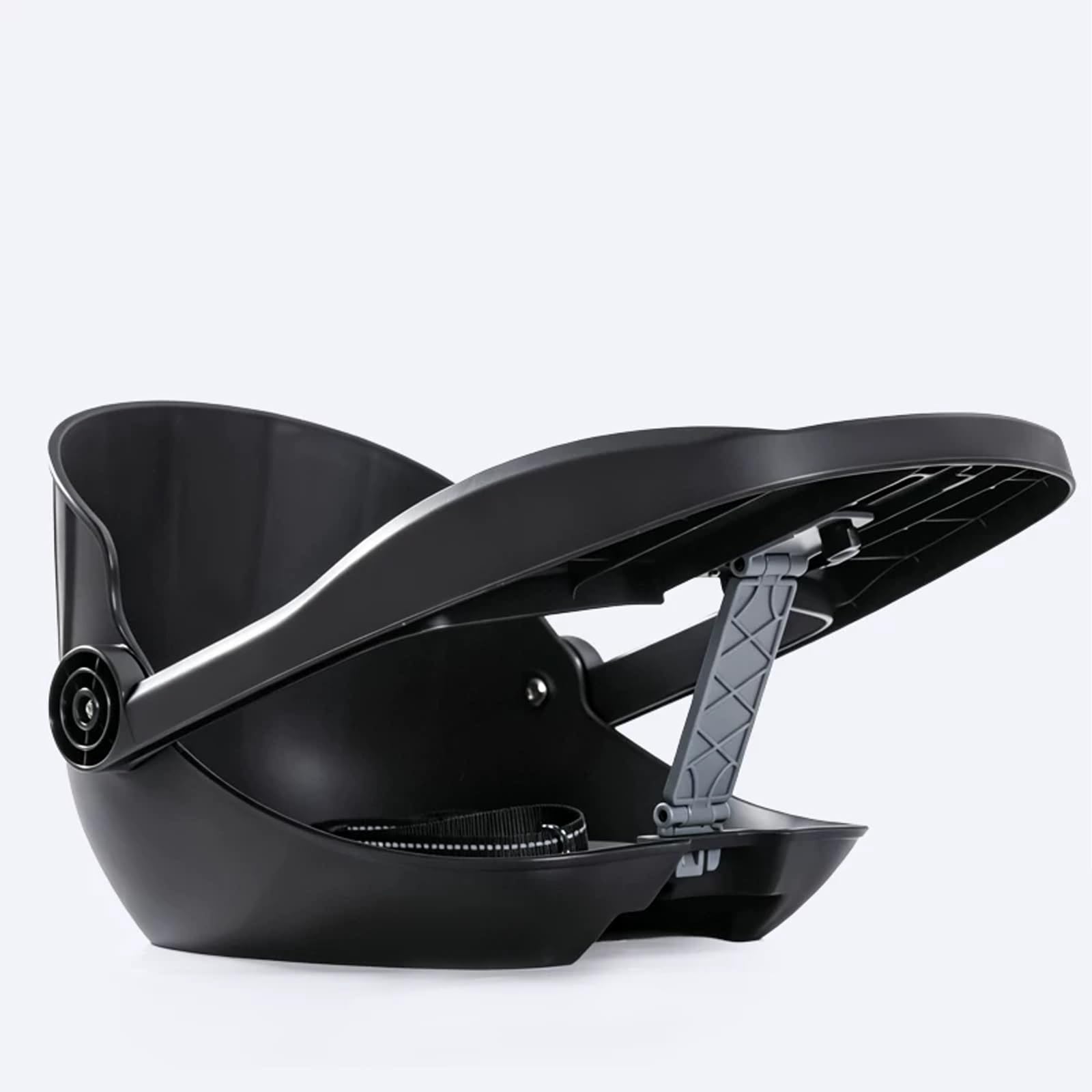 Front basket for dog bikes,Dog bike seat,Includes a safety leash,Adjustable backrest,Suitable for pets weighing up to 10 kg (22 lbs),compatible with folding bikes(Black)