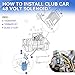 Panglong Club Car Solenoid 48 Volt, Albright 4 Terminal Club Car 48V Solenoid Suitable for 2018-Up Tempo and Club Car New Model Golf Cart, Replace OEM #102865901,1028659-01, SU60-2122P
