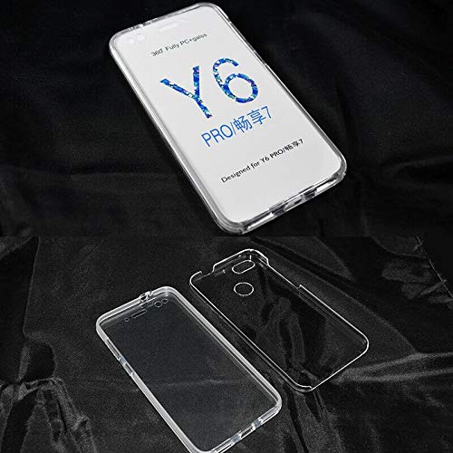 Generica - Funda Doble 360 Frontal Trasera Sin Puntos para Huawei Y6 Pro 2017