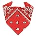...KARL LOVEN - Bandana 100% algodón - Paisley Naranja oscuro - Pañuelo para el cuello, cabeza bufanda para hombre, mujer y niño muñeca Pulsera motociclista Deportiva