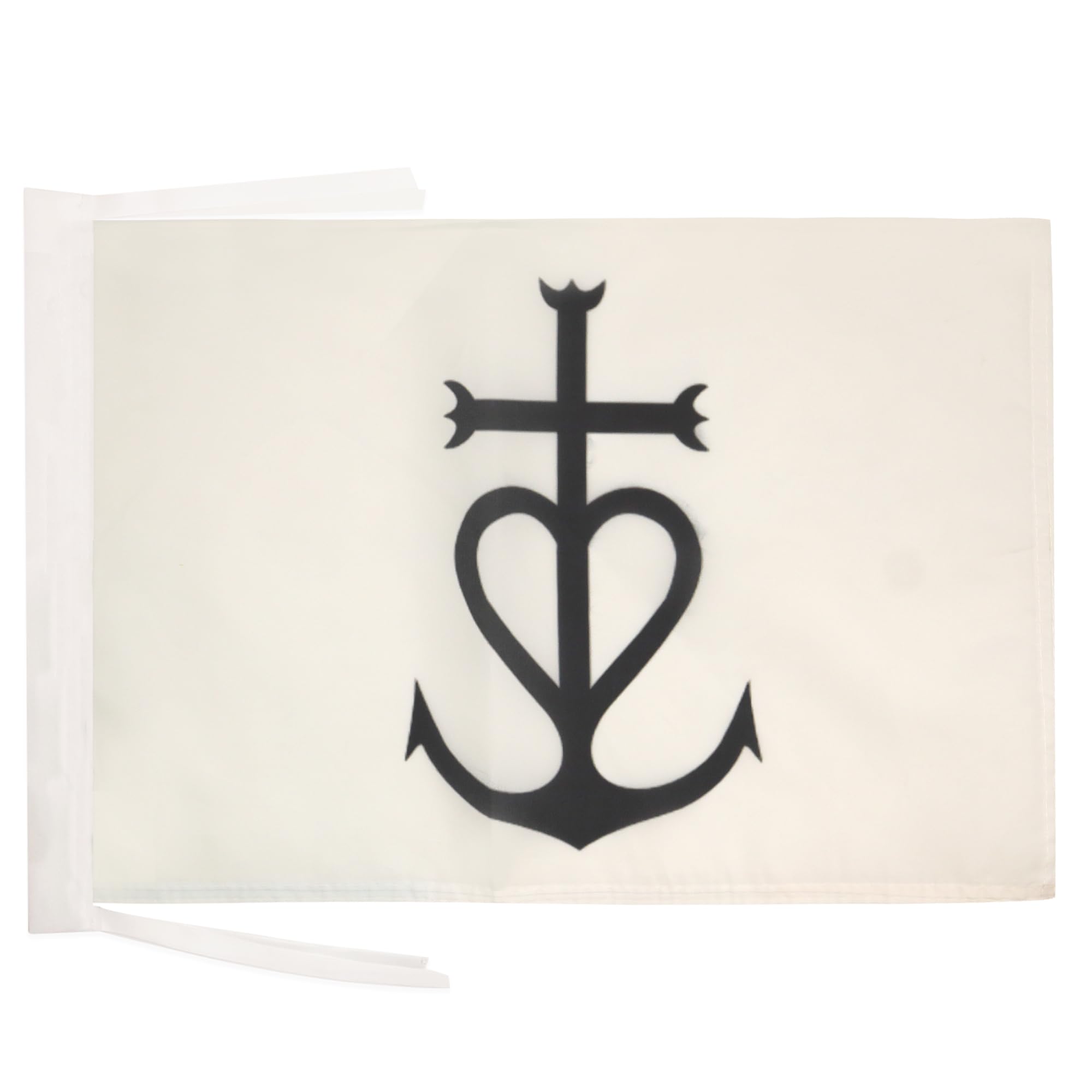 Iran Old Persia Flag 18'' x 12'' cords - Persian SMALL flags 30 x 45cm - Banner 18x12 in - AZ FLAG — view 1015