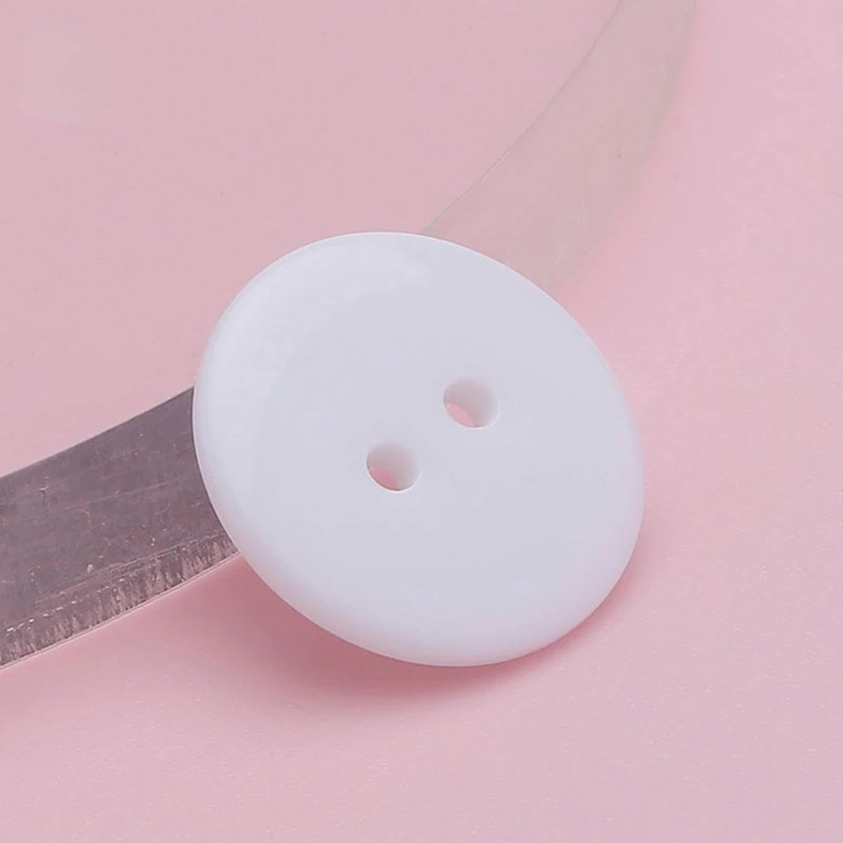 Bottoni, 9-30mm misti Abbigliamento for bambini colorati con doppio occhio for pane for fai da te in resina Scrapbooking Maglieria a mano artigianale All'ingrosso-Azzurro-36L 23,0 MM 30 pezzi