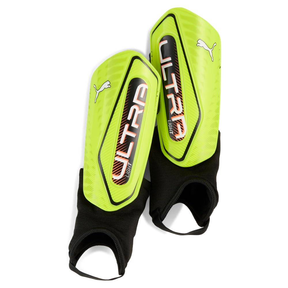 PUMA ULTRA Light Ankle Unisex Yetişkin Dirseklik, Lime Squeeze-PUMA Black, L
