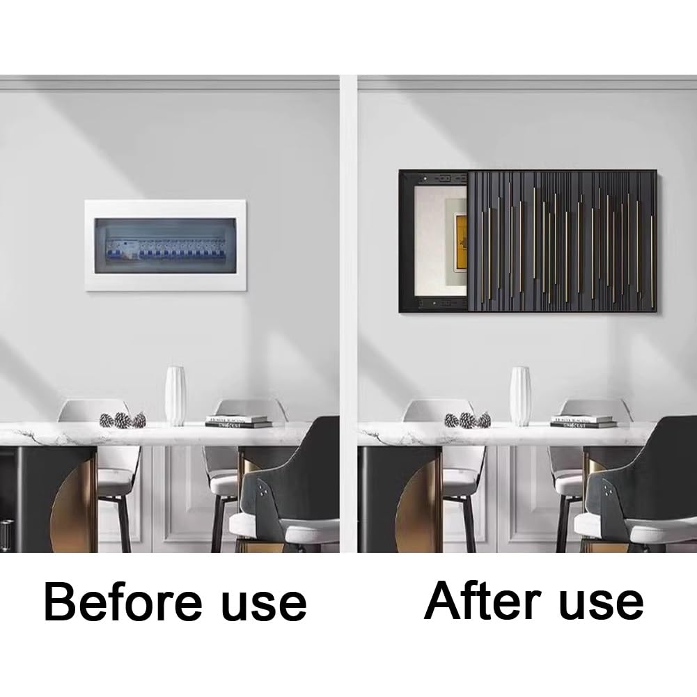 Rygcrud Kunst An Der Wand Abdeckung Von Leistungsschaltertafeln, Zählerkasten Verstecken Dekorative Malerei, Wandgiebel Elektrischer Sicherungskasten Schrank(C,70X50 cm)