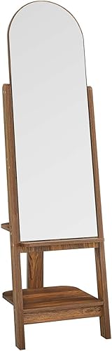 Modway EEI-6346-WAL Espejo de pie Ascend, nogal
